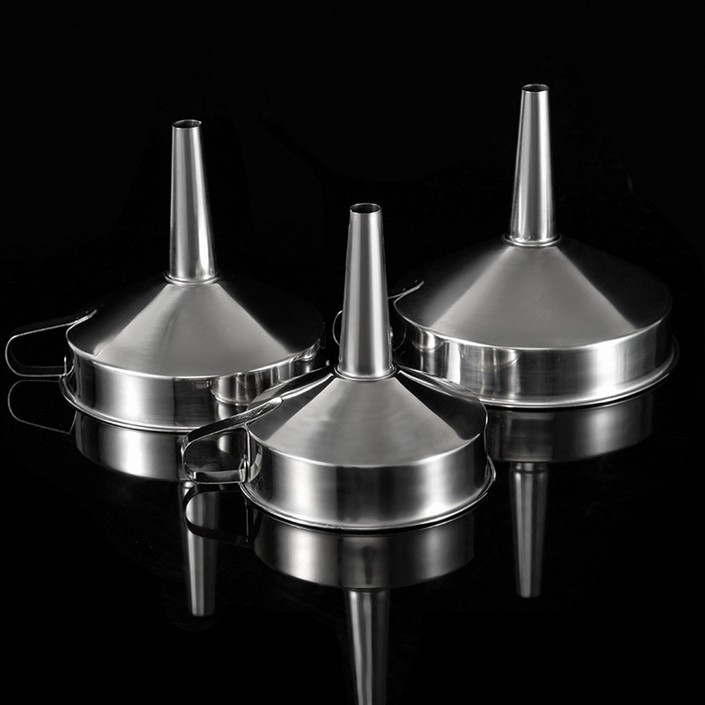 Kitchen Gadgets List - 1Pc Stainless Steel Cooking Oil Funnel