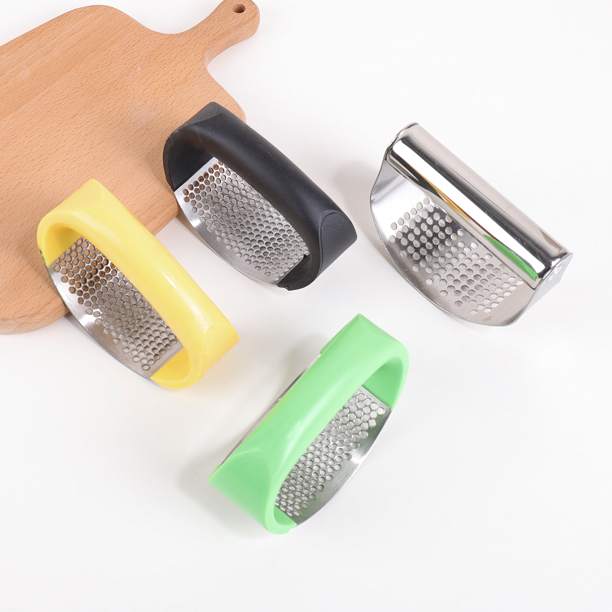 Kitchen Gadgets Garlic - Stainless Steel Garlic Press - Manual