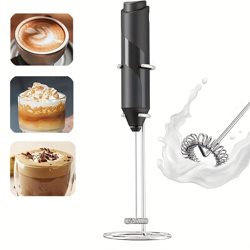 Healthy Kitchen Gadgets - Mini Electric Milk Foamer Blender Wireless