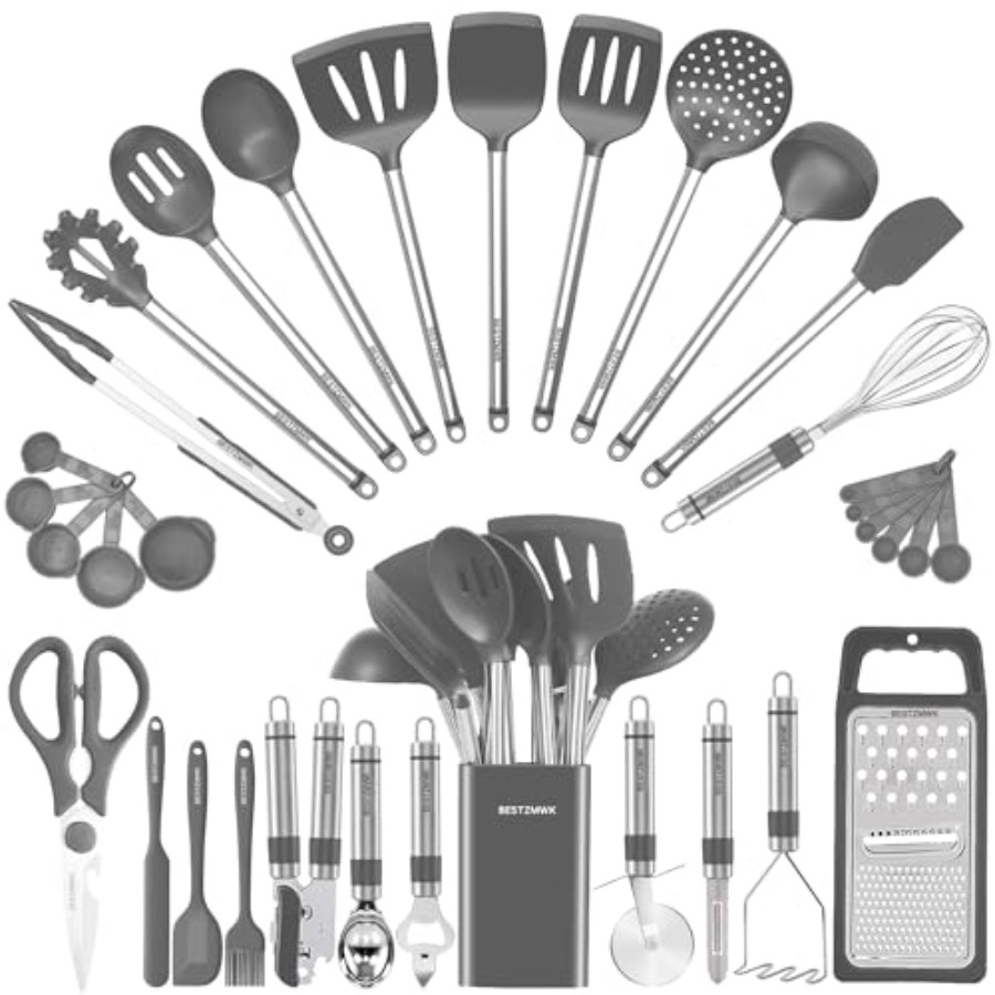 Kitchen Gadgets Set - Kitchen Utensil Set-Silicone Cooking Utensils-33 Kitchen