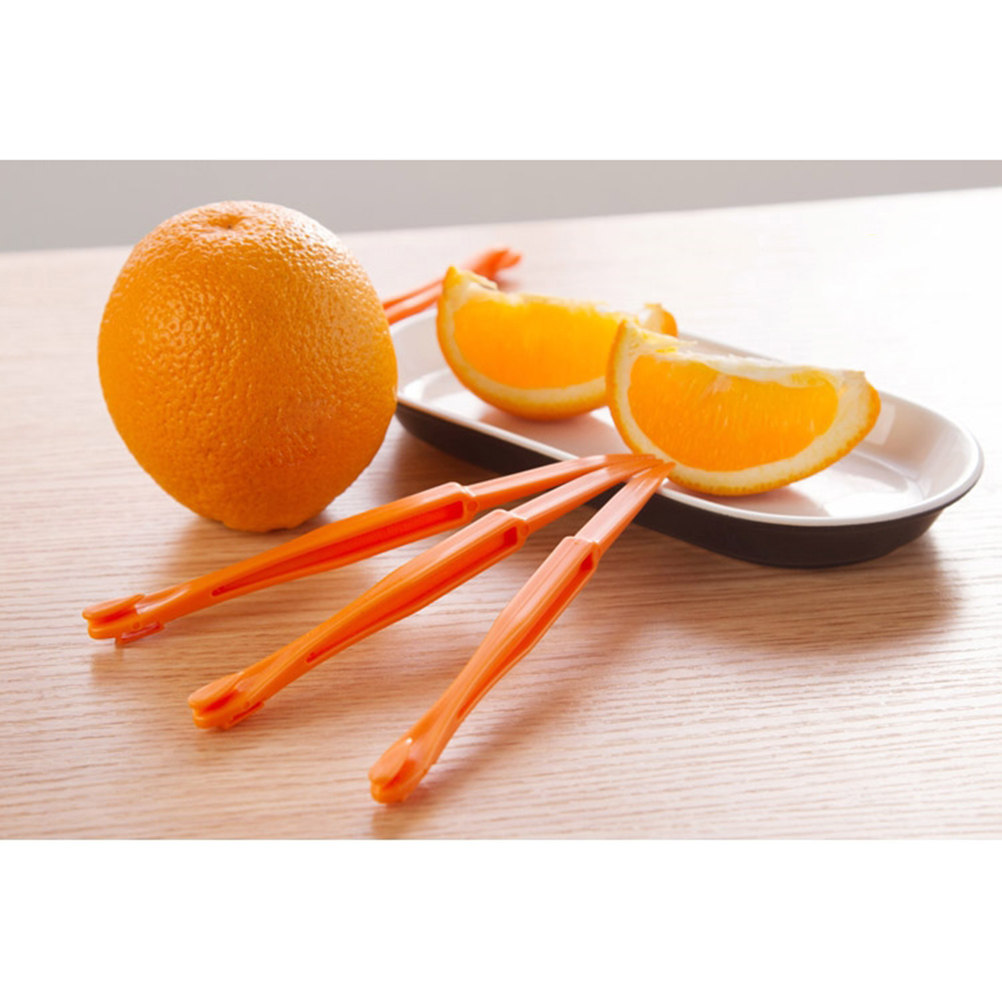 Healthy Kitchen Gadgets - 5Pcs Premium Plastic Orange Peeler Quick