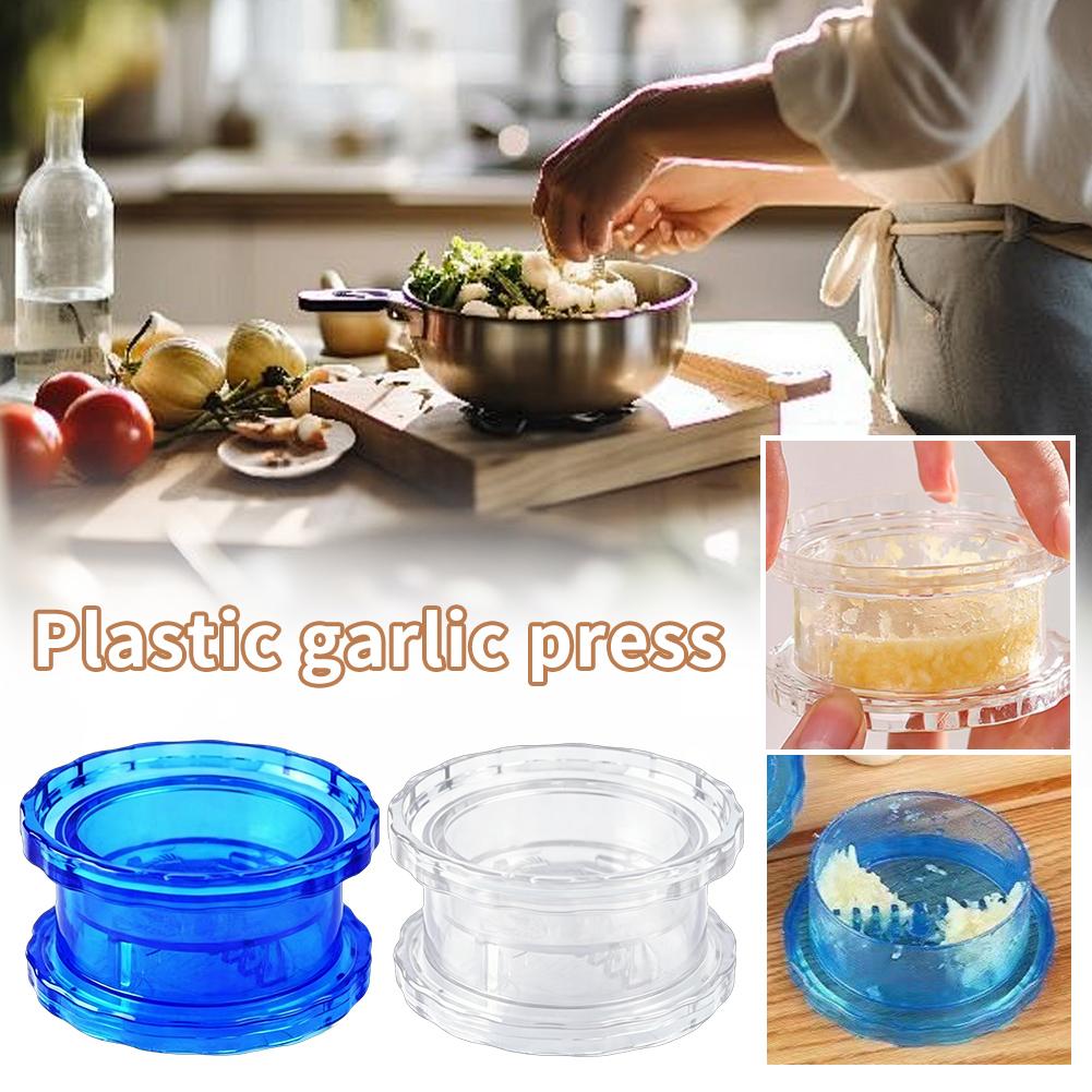 Kitchen Gadgets Garlic - Plastic Garlic Press Grinder Mashed Garlic