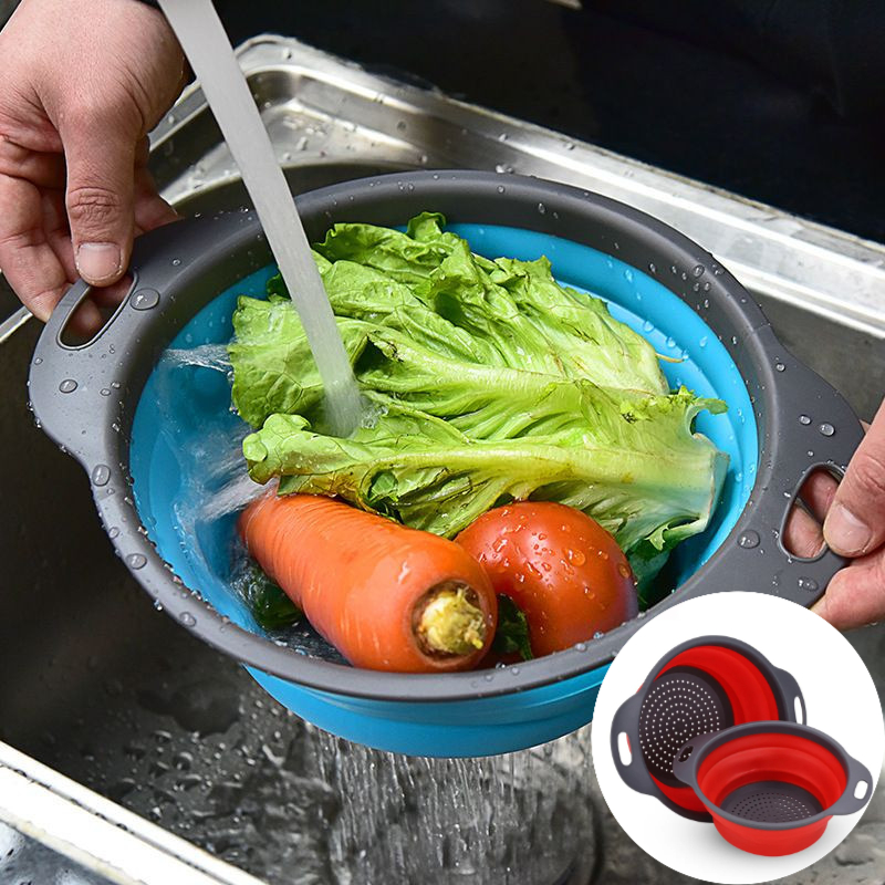 Collapsible Silicone Strainer  - Kitchen Gadgets Store 리뷰 및 가격