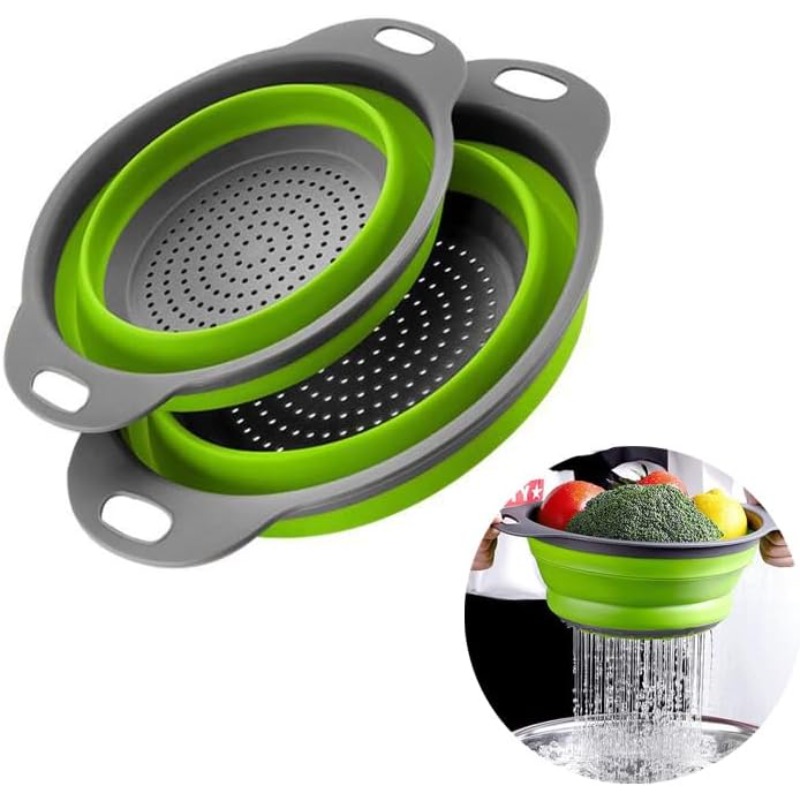 1/2pcs Collapsible Silicone Co - Kitchen Gadgets Store 리뷰 및 가격