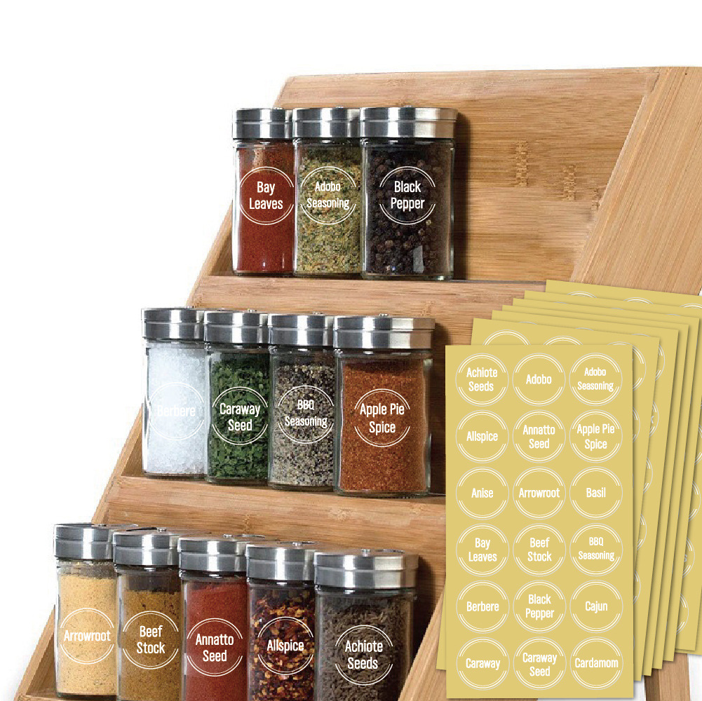 144pcs Spice Jar Labels Sticke - Kitchen Gadgets Name 리뷰 및 가격