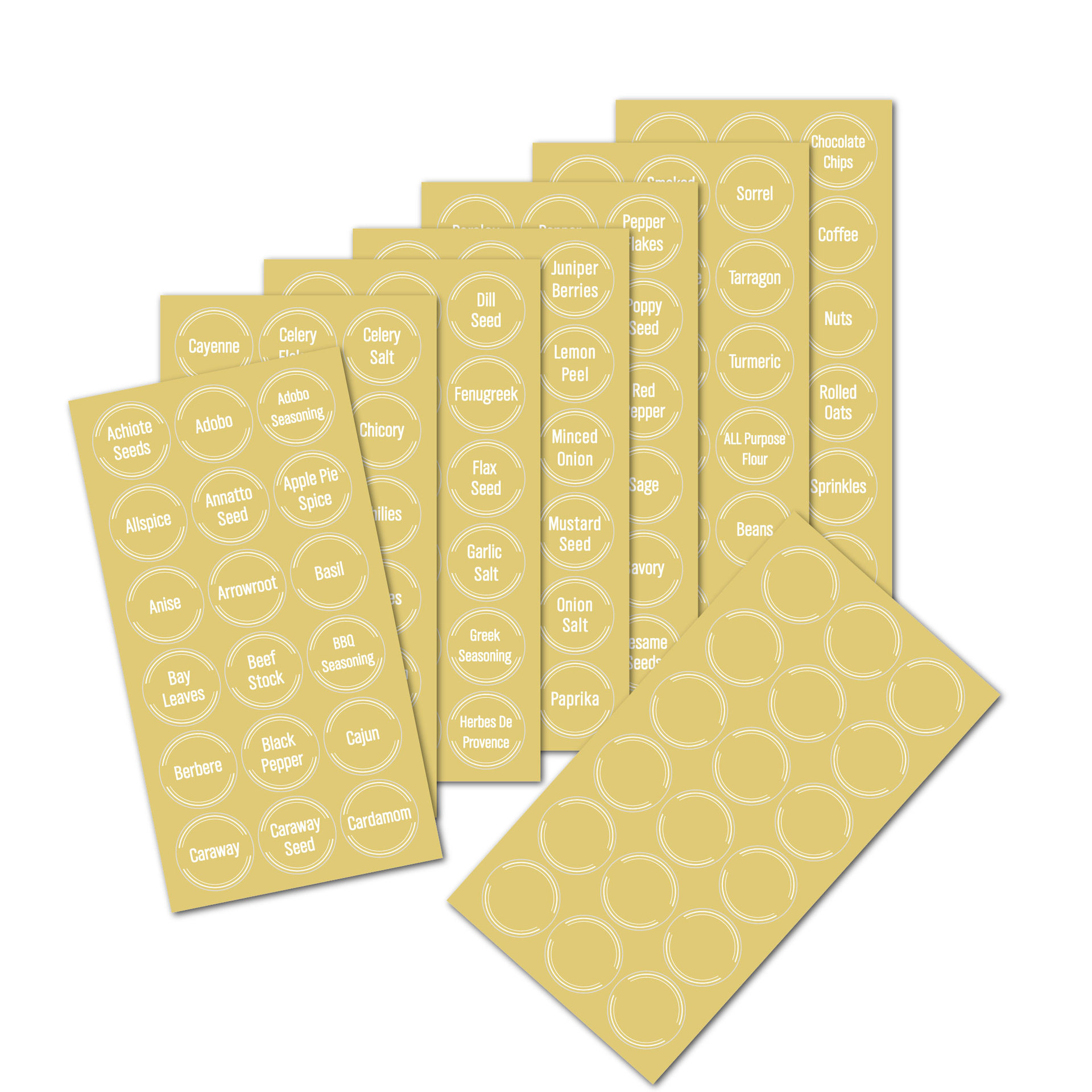 144pcs Spice Jar Labels Sticke - Kitchen Gadgets Name 리뷰 및 가격