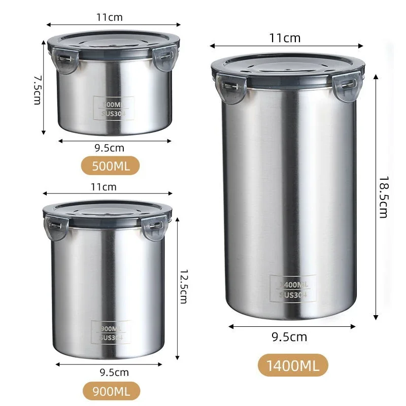 Stainless Steel Food Container - Kitchen Gadgets Storage Ideas 리뷰 및 가격