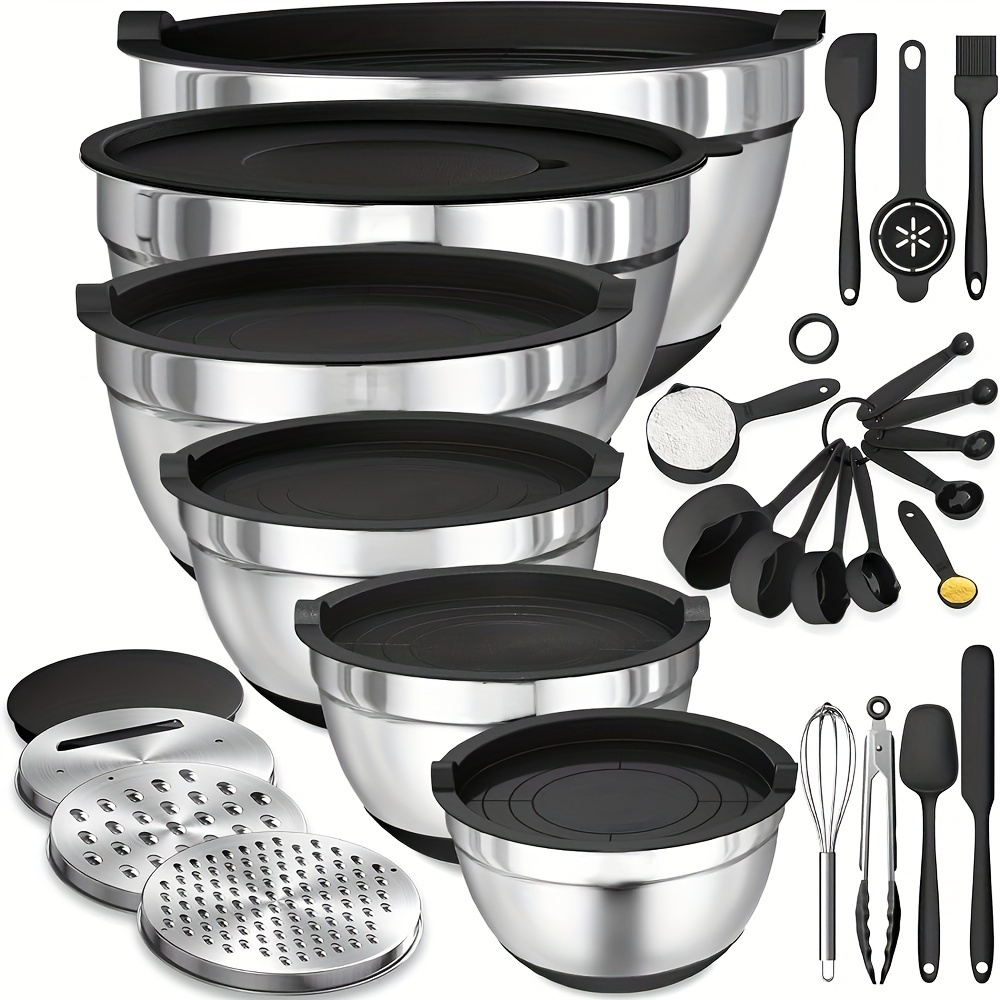 17pcs, Stainless Steel Mixing  - Kitchen Gadgets Set 리뷰 및 가격