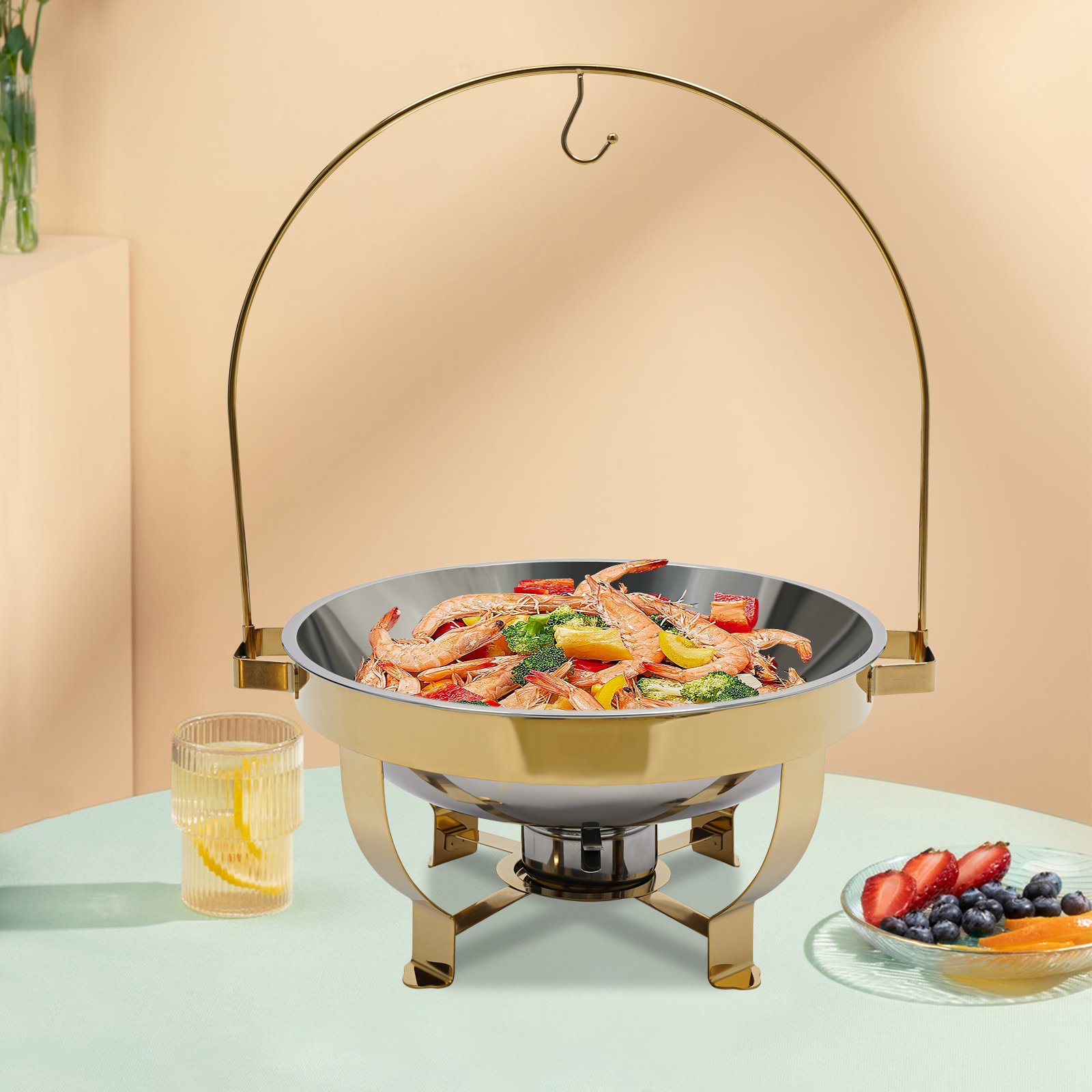 8L Gold Chafing Dish Buffet Se - Kitchen Gadgets Set 리뷰 및 가격