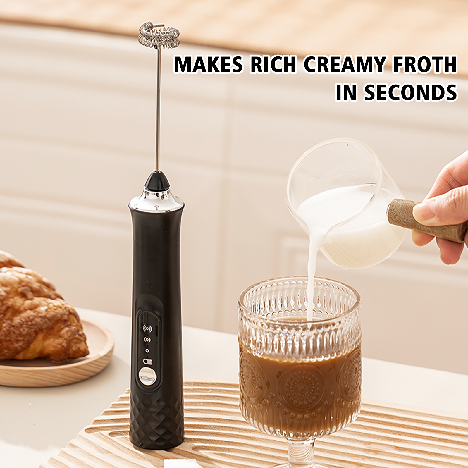 Powerful Electric Milk Frother - Healthy Kitchen Gadgets 리뷰 및 가격