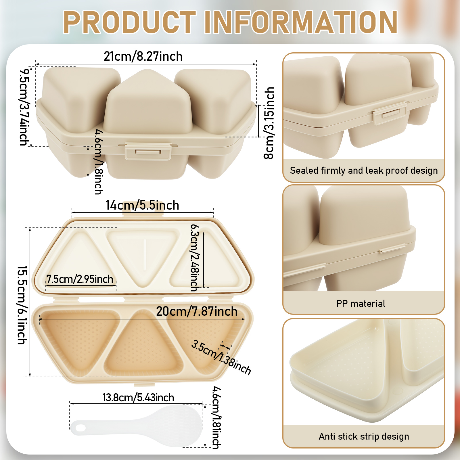 6 In 1 Onigiri Mold Triangle O - Kitchen Gadgets Store 리뷰 및 가격