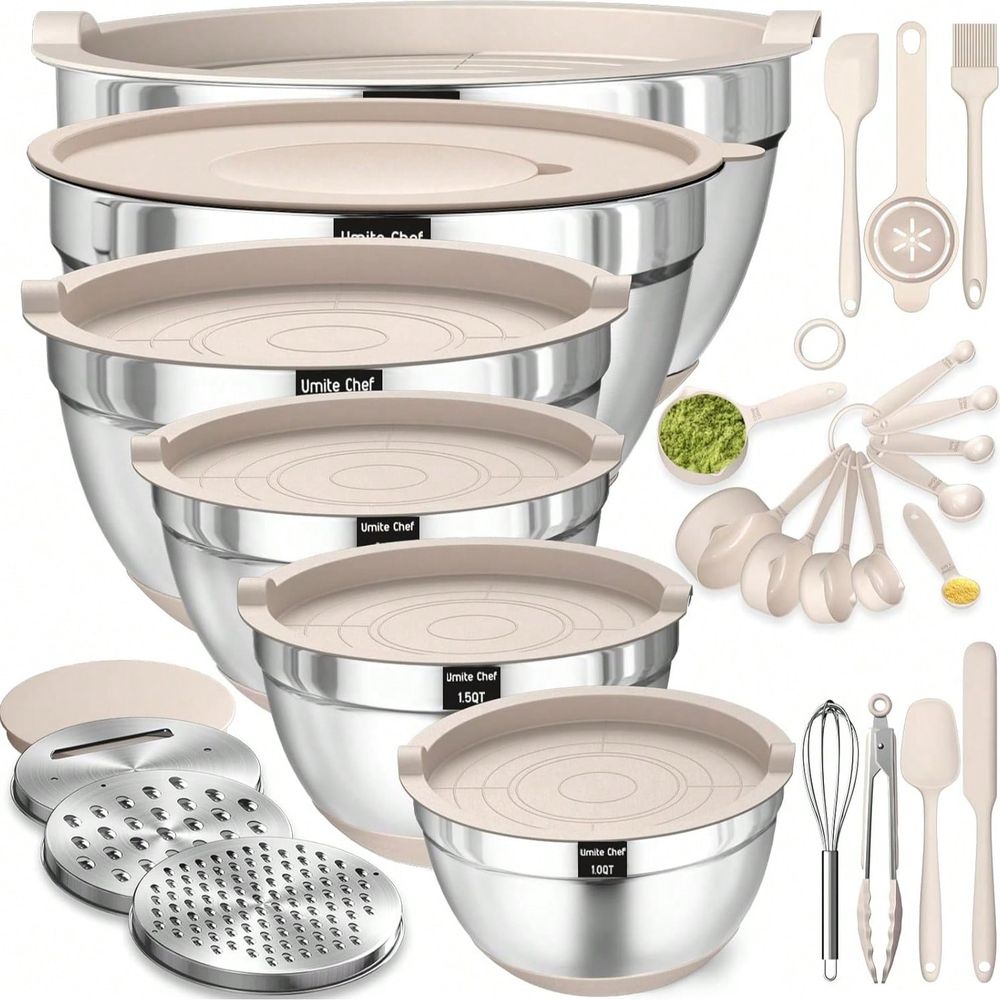 Mixing Bowls With Airtight Lid - Kitchen Gadgets Set 리뷰 및 가격