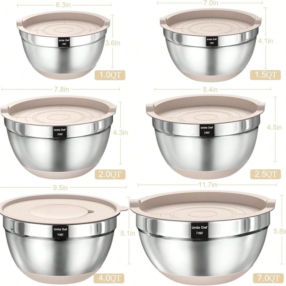 Mixing Bowls With Airtight Lid - Kitchen Gadgets Set 리뷰 및 가격