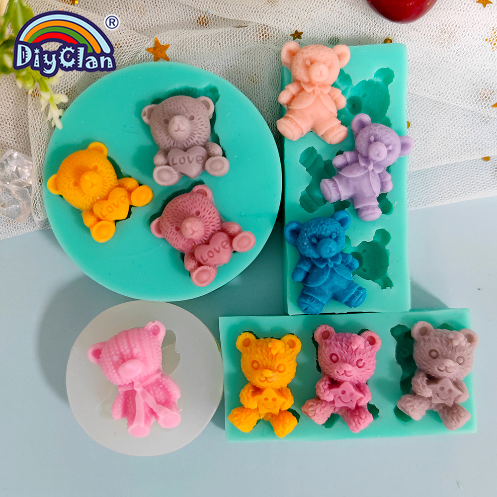 Cute Mini Bear Silicone Mold F - Kitchen Gadgets Baking 리뷰 및 가격