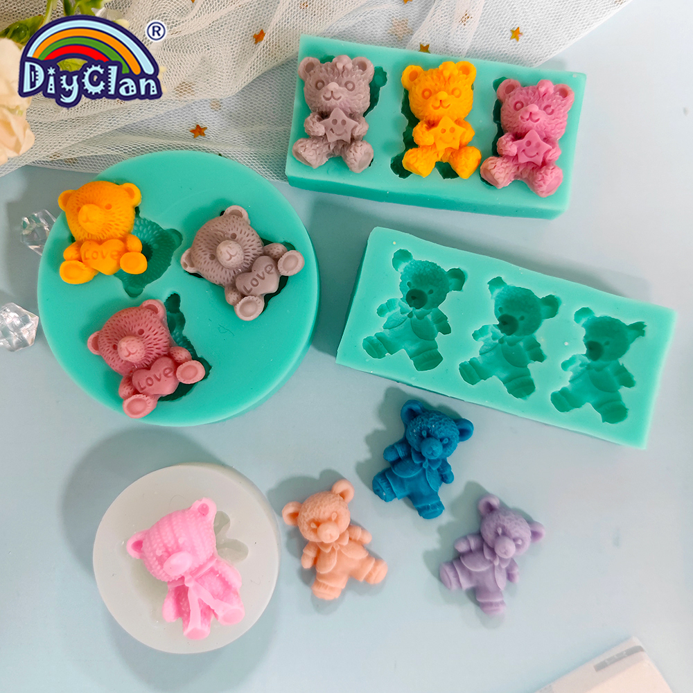 Cute Mini Bear Silicone Mold F - Kitchen Gadgets Baking 리뷰 및 가격