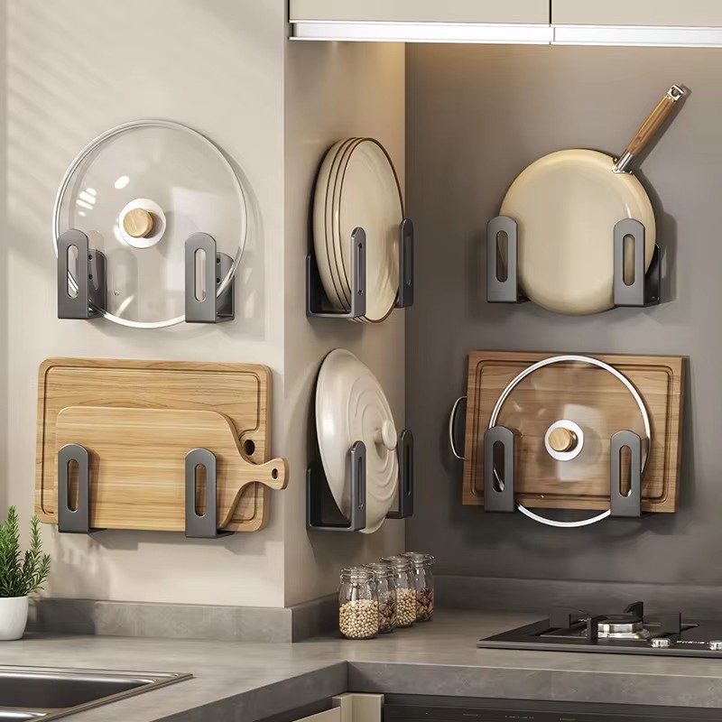 2pcs/set Pot Lid Rack Pot Cove - Kitchen Gadgets Storage Ideas 리뷰 및 가격