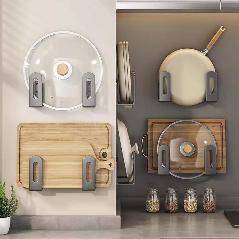 2pcs/set Pot Lid Rack Pot Cove - Kitchen Gadgets Storage Ideas 리뷰 및 가격