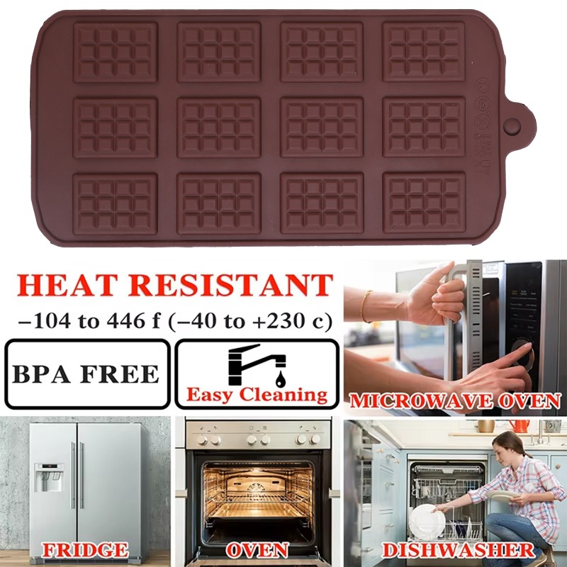 Silicone Chocolate Mold 12 Eve - Kitchen Gadgets Baking 리뷰 및 가격