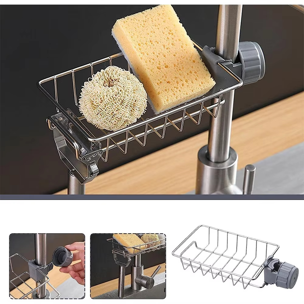 Kitchen Sink Drain Rack Sponge - Kitchen Gadgets Storage Ideas 리뷰 및 가격
