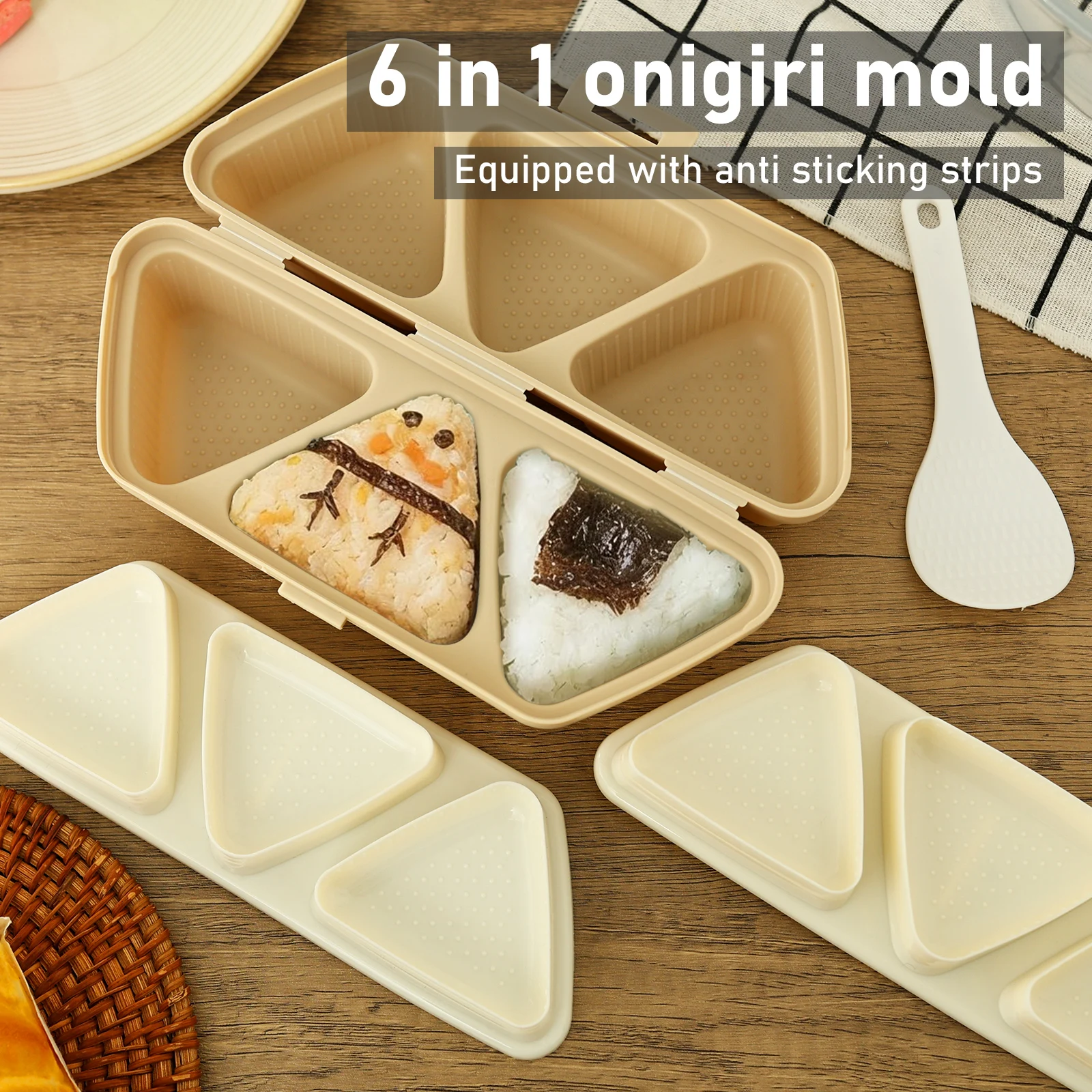 6 In 1 Onigiri Mold Triangle O - Kitchen Gadgets Store 리뷰 및 가격