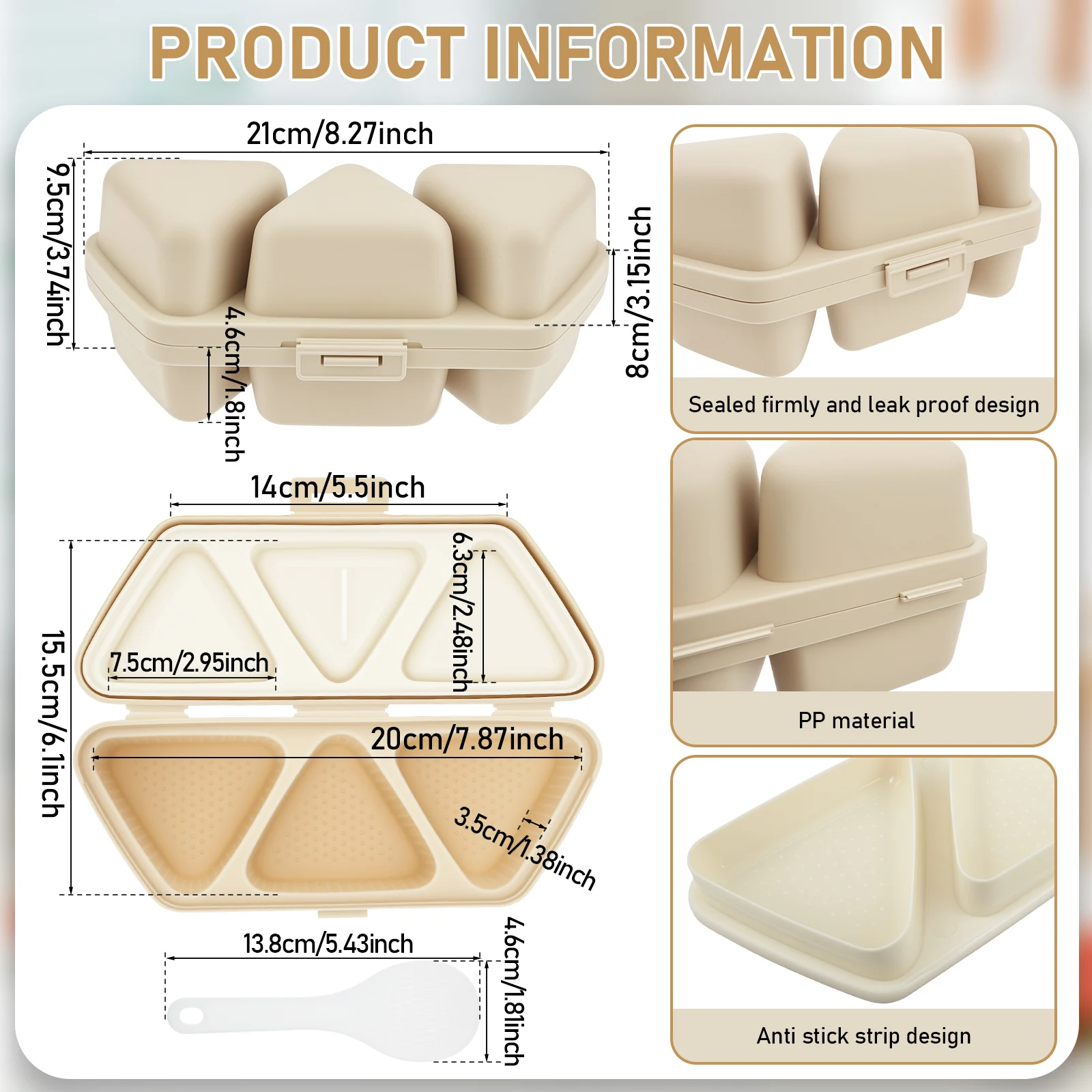 6 In 1 Onigiri Mold Triangle O - Kitchen Gadgets Store 리뷰 및 가격