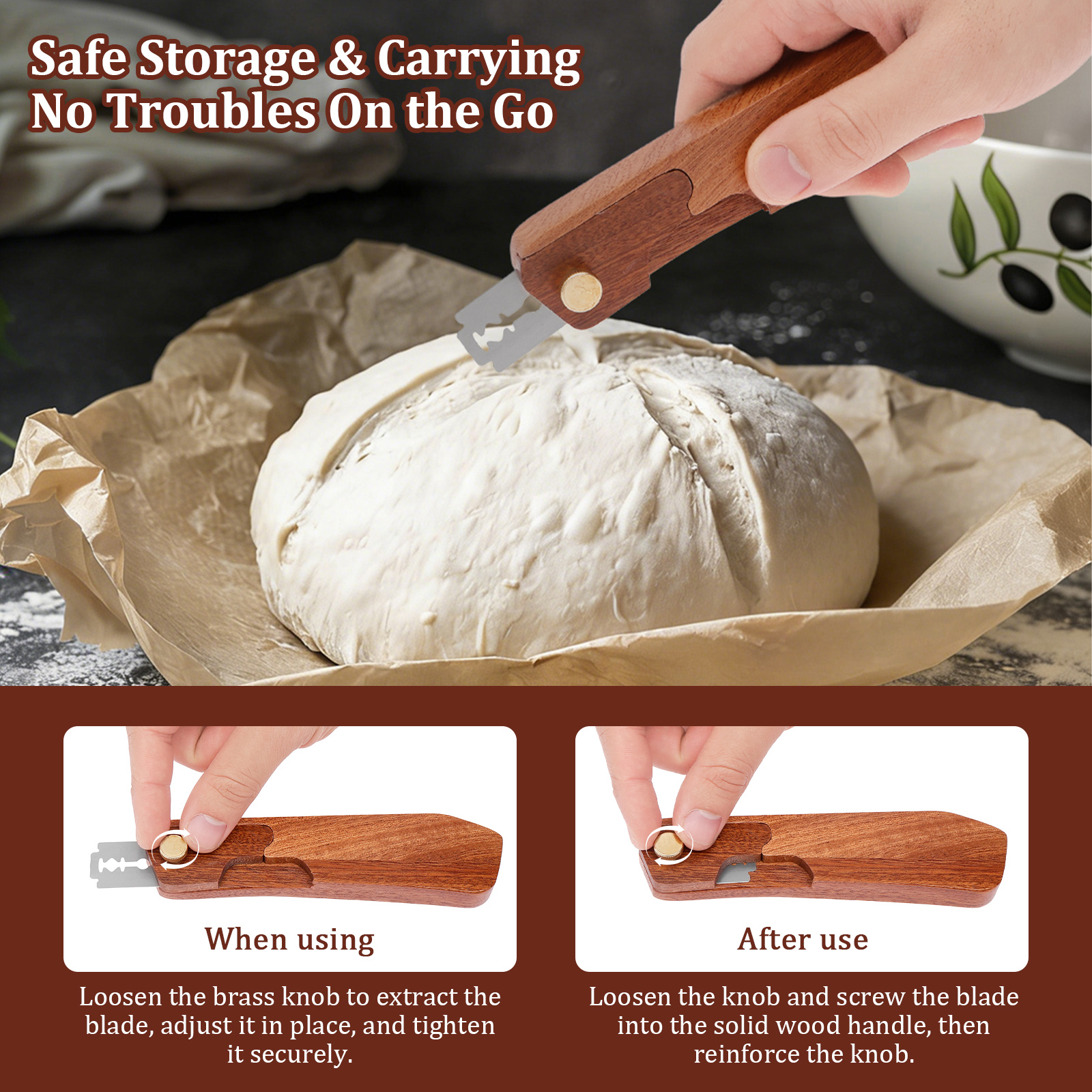 Bread Lame Sourdough Scorer To - Kitchen Gadgets Baking 리뷰 및 가격