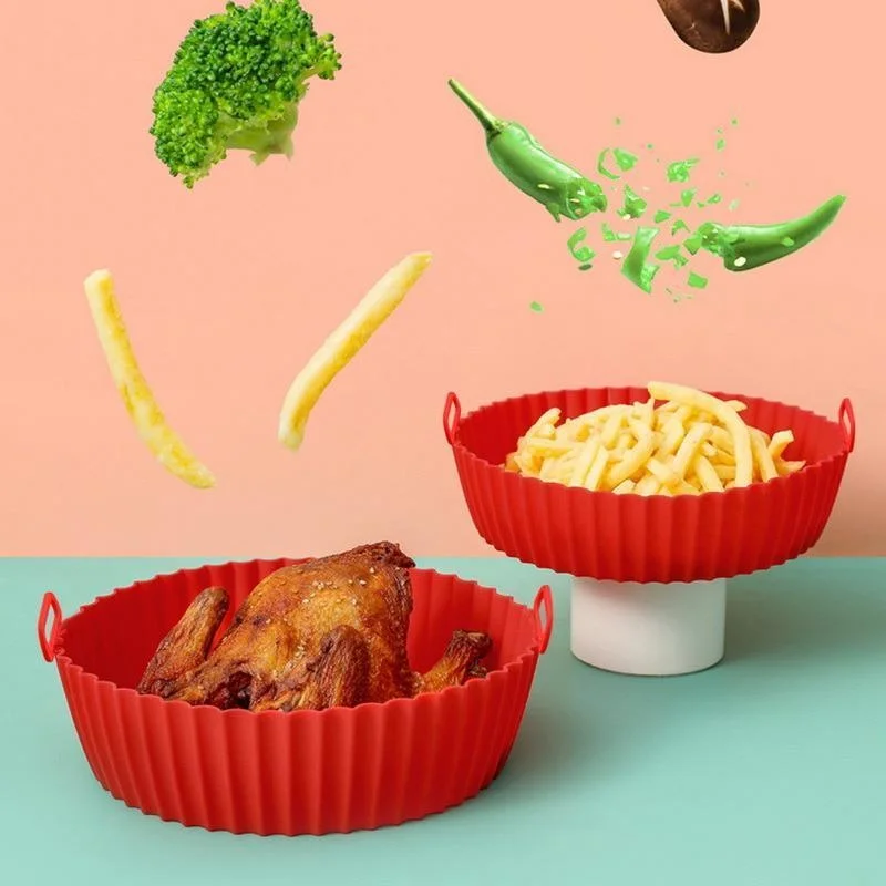 Silicone Basket Pot Tray Airfr - Kitchen Gadgets Baking 리뷰 및 가격