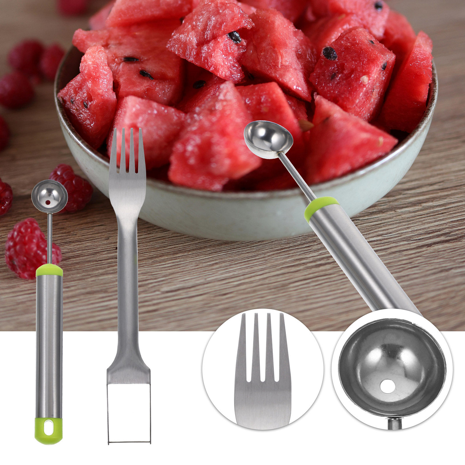 1 Set Of Metal Watermelon Slic - Kitchen Gadgets Set 리뷰 및 가격