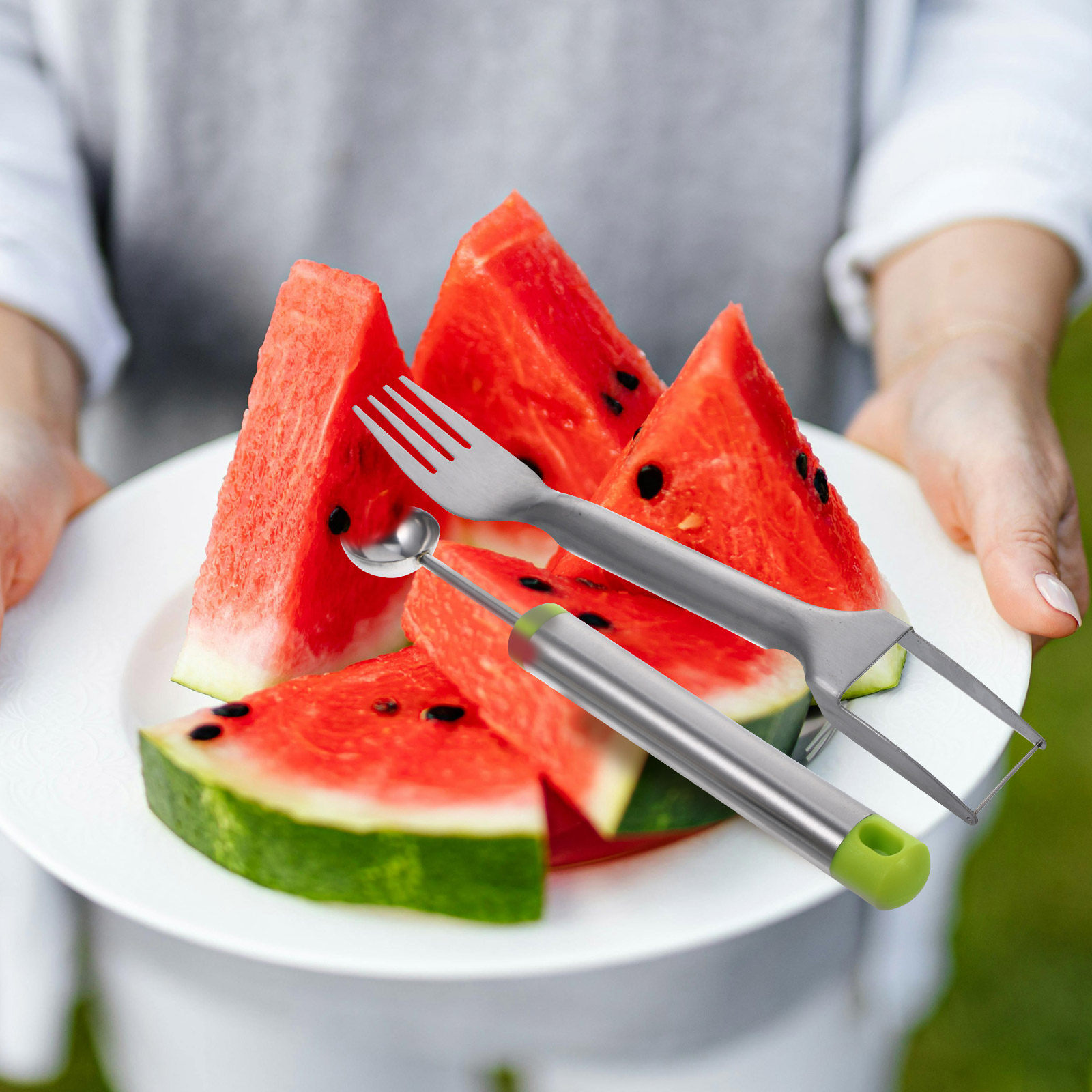 1 Set Of Metal Watermelon Slic - Kitchen Gadgets Set 리뷰 및 가격