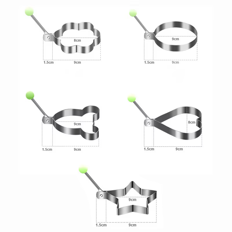 5 Style Egg Mold, Easy to Clea - Kitchen Gadgets Store 리뷰 및 가격