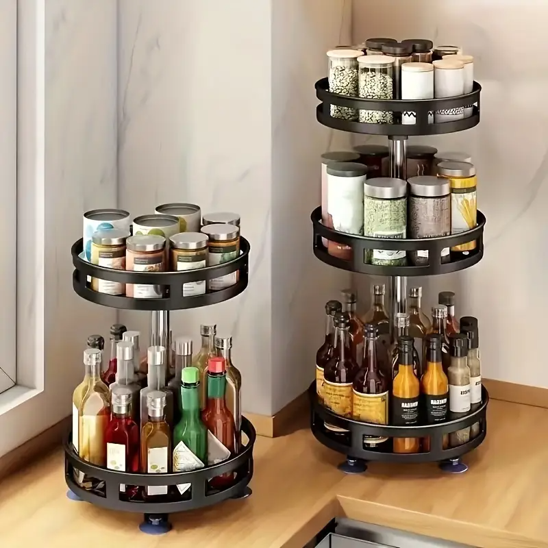3-Tier Metal Rotating Organize - Kitchen Gadgets Storage Ideas 리뷰 및 가격