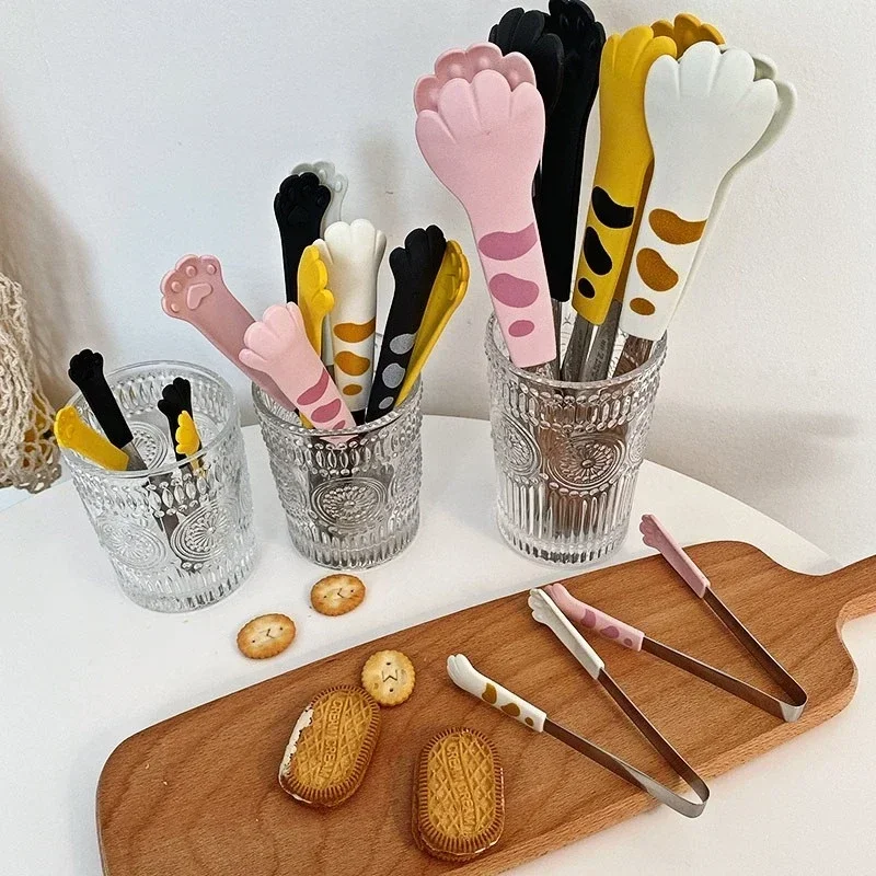 Cat Paw Shape Food Tongs Cute  - Kitchen Gadgets Of 2025 리뷰 및 가격