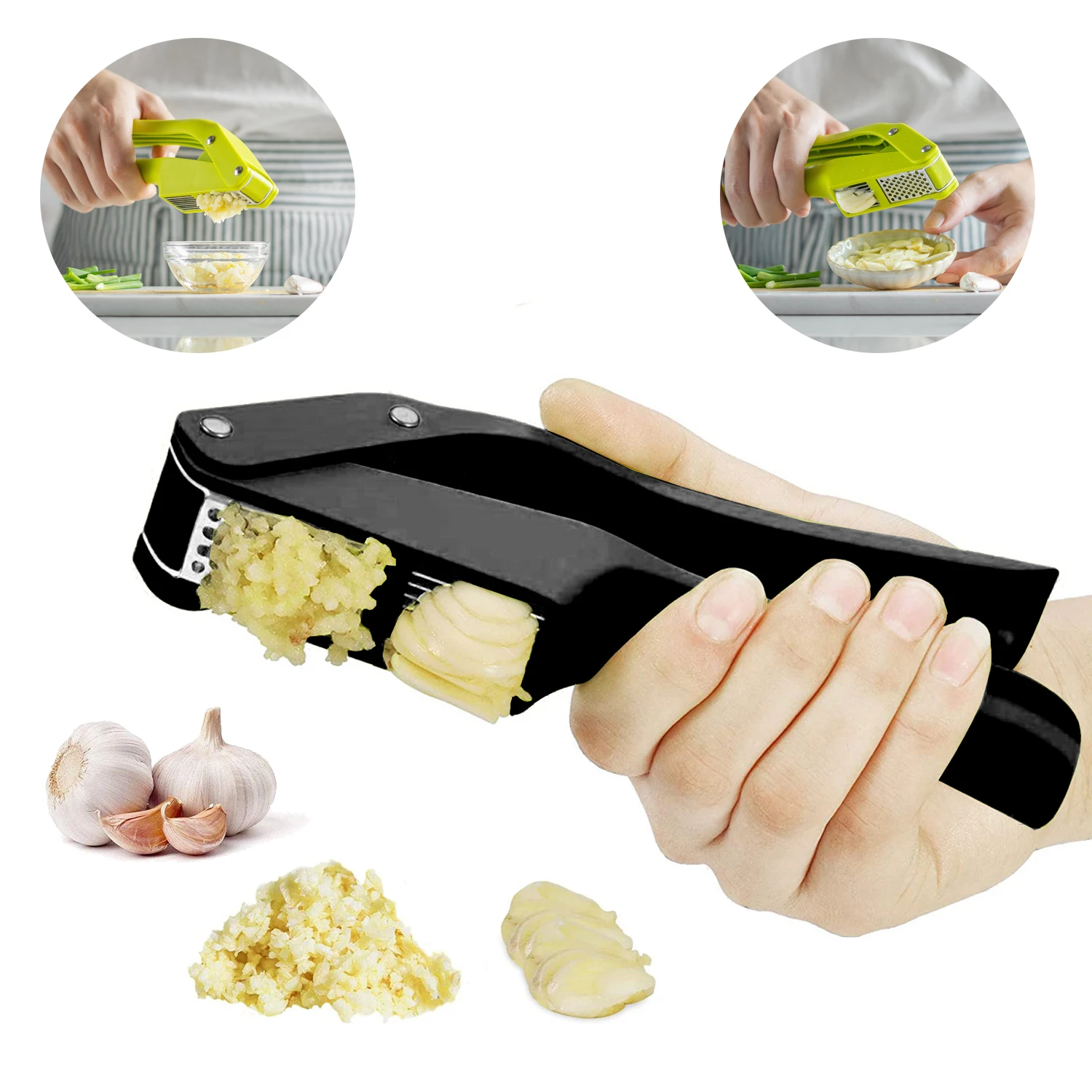 2 in 1 Garlic Ricer and Slicer - Kitchen Gadgets Garlic 리뷰 및 가격