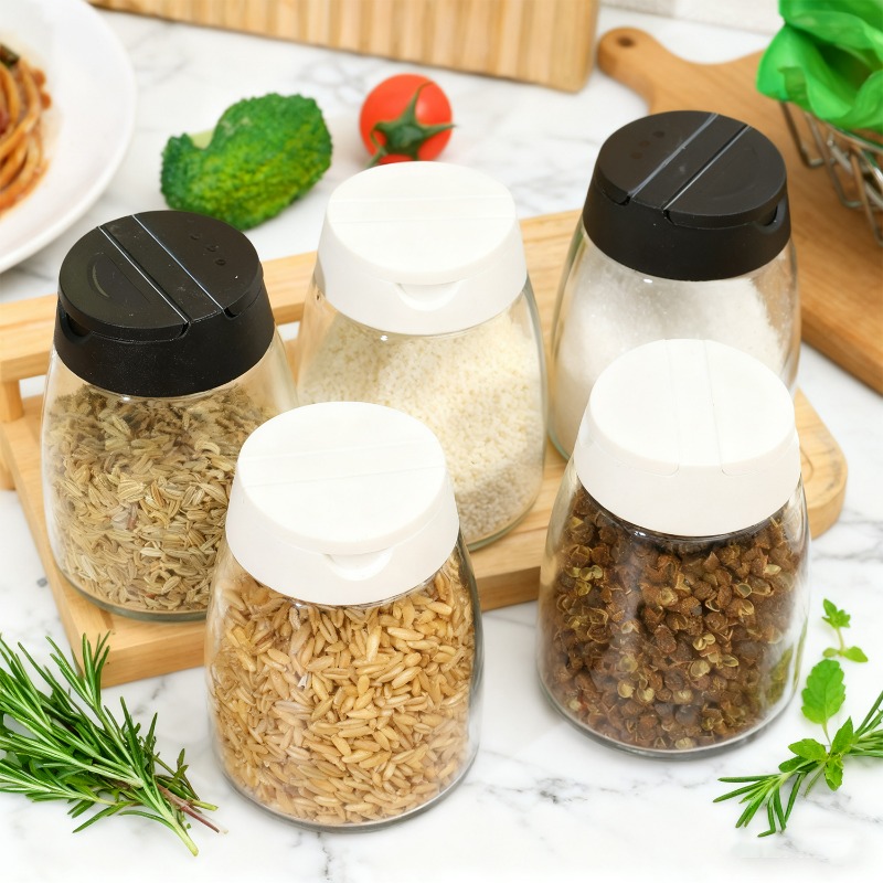 4/2Pcs Glass Seasoning Bottle  - Kitchen Gadgets Store 리뷰 및 가격