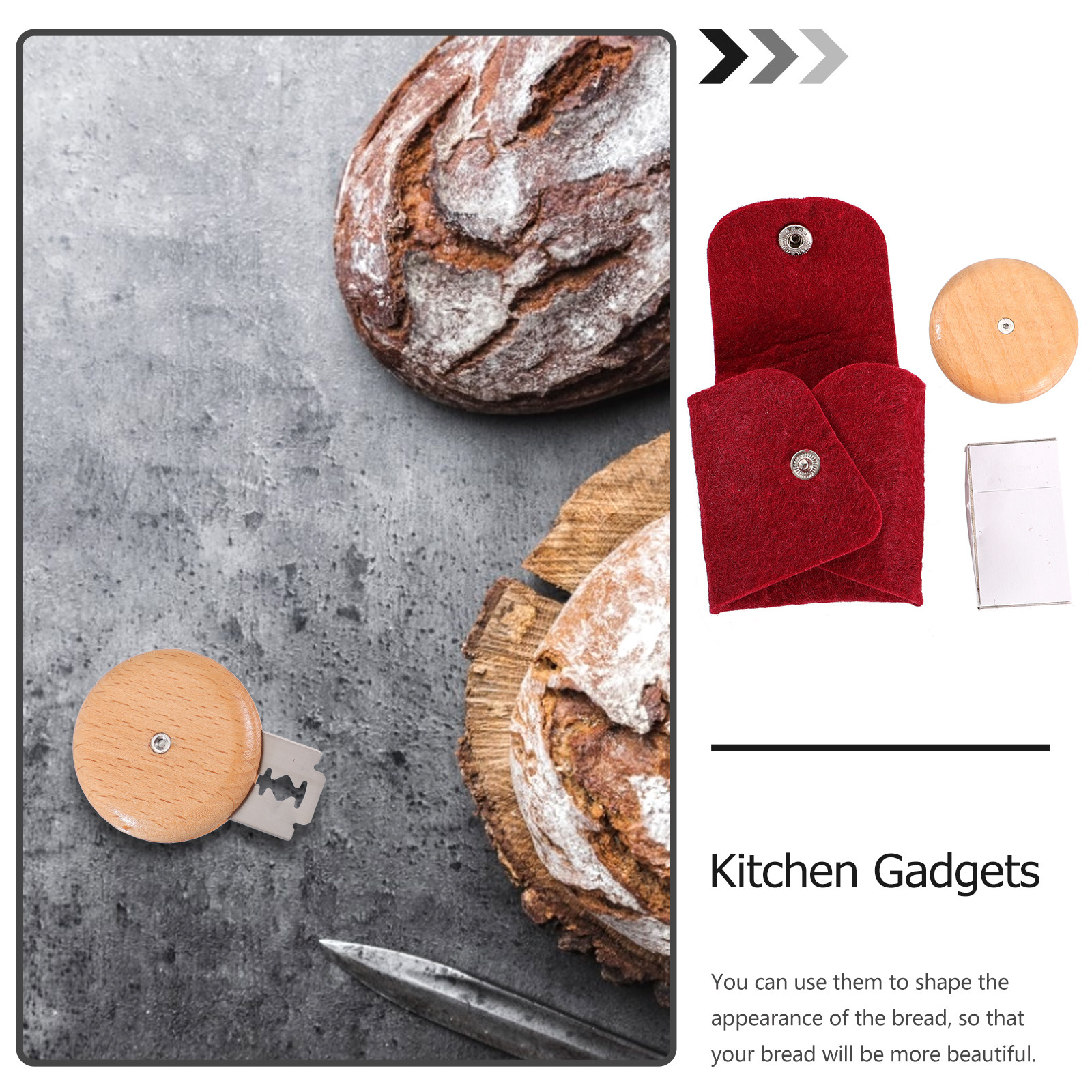 Bread Knife Set Wood Slicer St - Kitchen Gadgets Set 리뷰 및 가격